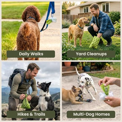 Pogi’s Dog Poop Bags – Leak-Proof & Extra Thick Pet Waste Bags with 2 Holders (Unscented, 50 Rolls, 750-Count) - color: Unscented, size: 1 Count (Pack of 750)