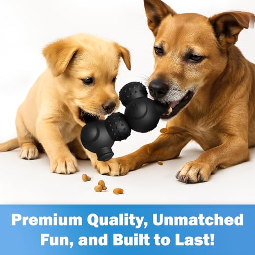 HOUNDGAMES Puppy Puzzle Toys for Puppies, Interactive Treat Dispensing Dog Puzzle, Level 4 Enrichment Toys for Smart Puppies, Small and Medium Dogs, 2 Pack