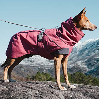 Hurtta Expedition Parka, Winter Dog Coat, Beetroot, 16 in - color: Beetroot, size: 16 in (Regular)
