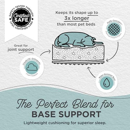 Best Friends by Sheri SnuggleSoft Faux Fur Calming Donut Bed for Dogs, Gray, Medium, 30x30 - color: Rabbit Faux Fur Grey, style: Medium