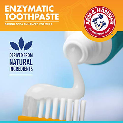 Arm & Hammer for Pets Enzymatic Dog Dental Care Kit, Chicken Flavor Toothpaste with Baking Soda for Plaque, Tartar, and Bad Breath, Double-Sided Toothbrush and Finger Brush Included, 2.5 Oz - size: 2.5 Ounce (Pack of 1)