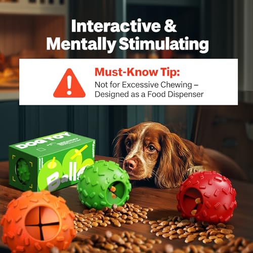 Dog Puzzle Toy 2 Pack – Cognitive Dog Treat Toy,Interactive Dog Toys for Treat Dispensing, Slow Feeder for Mental Stimulation & Anxiety Relief, Puppy Training Toy, Natural Rubber - color: Citrus Paradise