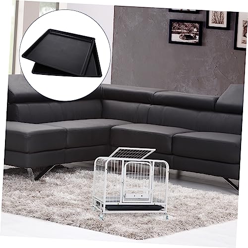 Mipcase 2pcs Dog Potty Training Aid Take The Urine Tray Drain Pan Pet Cage Bedpan Rabbit Potty Pet Cage Supplies