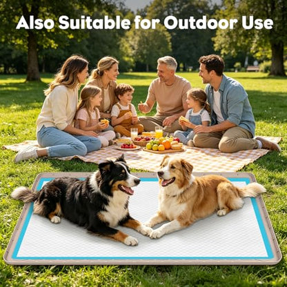 50" x35" Pee Pad Holder for Dogs Puppy Pad Holder Large Silicone Pee Tray for Dog Training Floor Protection Raised Edge Dog Potty Tray, No Pee Pads(Khaki) - color: 50" X35"khaki