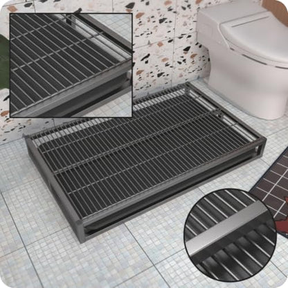 Keeps Paws Pet that Stays Dry Facility Drawer-Style Dog Toilet Easy to Clean Slatted Dog Potty, Large 78cm 50cm - size: Large 78cm 50cm