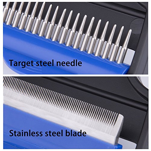 The Desheddinator - Versatile Grooming Tool: Undercoat Rake for Dogs, Cats, and Horses, Deshedding Brush and Comb for Pet Grooming