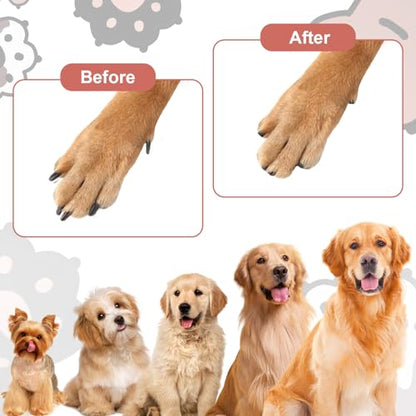 CIATBYYJ Dog Nail File with 6Pcs Replaceable Filing Disc, Dog Scratch Board for Safe and Easy Nail Care, Dogs Nails Scratch Board Ensures Smooth and Healthy Nails for Dogs and Cats