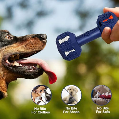 Dog Chew Toys for Aggressive Chewers,Food Grade Non-Toxic Dental Pet Toy,Tough Durable Indestructible Dog Toys for XSmall Dogs.Blue（5IB-8IB） - color: Small 4.3IN Blue