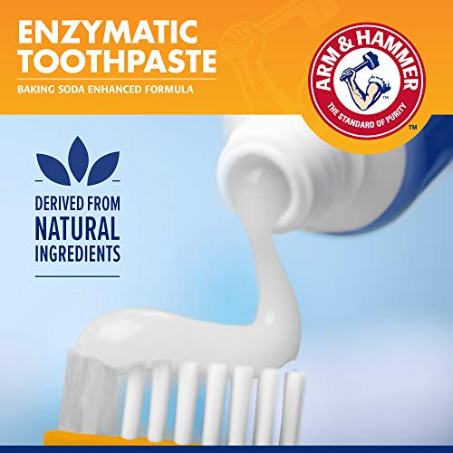Arm & Hammer for Pets Tartar Control Dog Dental Kit, Enzymatic Toothpaste with Toothbrush and Fingerbrush, Baking Soda Formula Reduces Plaque and Tartar, Safe for Puppies, Beef Flavor, 3 Pc - 48 Pack - size: 2.5 Ounce (Pack of 48)