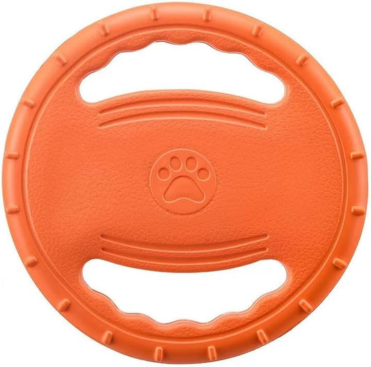 Soft Dog Flying Discs Beach Accessories, Float Outdoor Puppy Flyer Pull Loop Tug Disk Water Swimming Pool Lawn Yard Animal Activity Training Sports Gift- Upgrade Dog Fun Game Toys