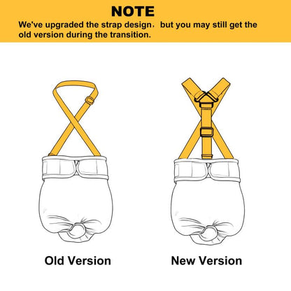 3 Pack Avont Washable Female Dog Diaper with Suspender, Reusable Girl Doggie Diapers for Small Medium Large Doggy in Heat Cycle Period Incontinence -L - color: Black, size: L