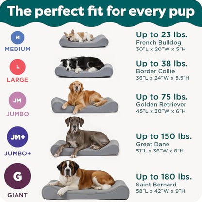 FurHaven Ultra Plush & Suede Luxe Lounger Orthopedic Pet Bed, Chocolate, JumboPlus - color: Chocolate, size: Jumbo Plus/XXL