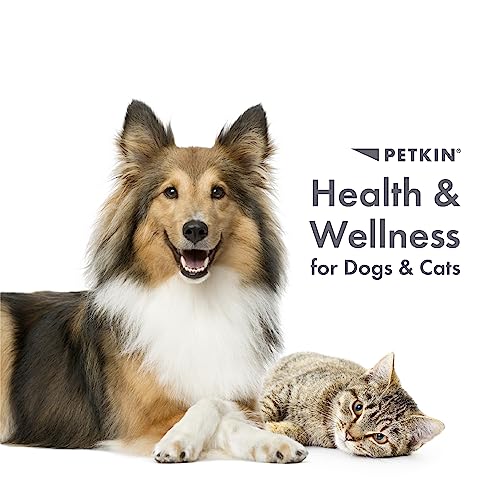 Petkin Fingertip Ear Wipes for Dogs and Cats, 50 Finger Wipes - Slip-On, Snug Fit, Micro-Bristle Fabric - Cleans Ears, Dirt, Odor and Wax - Convenient, Ideal for Home and Travel - Fresh Scent - size: 50ct