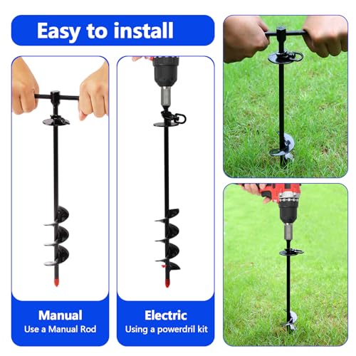 Heavy Duty Dog Tie Out Cable and Stake,30FT Rust Proof Dog Tether Leads for Yard,360°Swivel Spiral Dogs Stake&Chain Up to 200 lbs, Ground Anchor for Outdoor Beach Camping - size: Cable: 30 ft