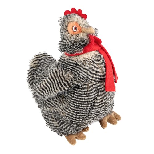 Fuzzl Plush Super Soft Cheeky Chicken Dog Toy & Comforter – Cuddly Plush with Squeaker, Gentle Dog Toy for Puppies & Small to Medium Dogs - style: Cheeky Chicken