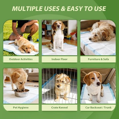 DEEP DEAR Extra Large Dog Pads 28"x34", 30 Count Thicker Puppy Pads XL, Super Absorbent Pee Pads for Dogs, Disposable Incontience Underpads for Doggies, Cats, Rabbits, Pups, Leak-Proof Pet Potty Mats - size: XLarge: 28"x34" - 30 Count