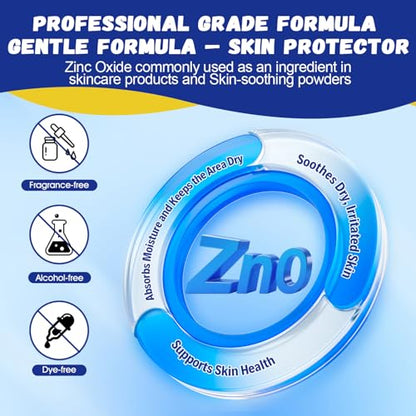 Dog Ear Hair Removal Kit – Ear Powder, Safety Round Tip Scissors & Locking Tweezers – At-Home Grooming Set for Hair Plucking, Wax Removal & Odor Control – Ideal for Poodles & Doodles - size: 3-pack