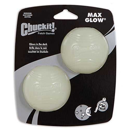 Chuckit! Sport Dog Ball Launcher and Glow in The Dark Balls Bundle for Dogs 20-60 lbs