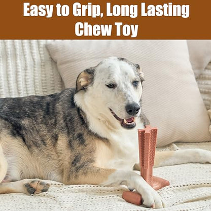 SPOT Bam-Bones Plus Coffee Wood T-Bone Dog Chew Toy, Beef Flavor, Nylon and Coffee Wood Fiber Blend, Durable Chew for Heavy Chewers and Dogs Under 90 lbs, Non-Splintering Dental Chew, 7 Inch - size: 7 Inch (Pack of 1)