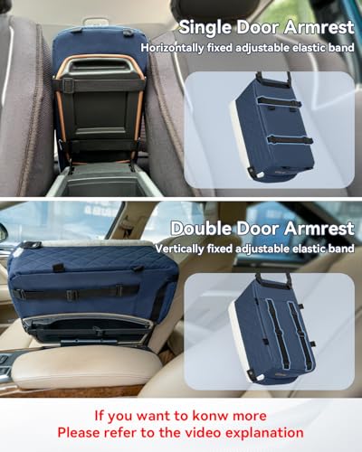 PETSFIT Center Console Dog Car Seat with Safe Protection Hooks, Pet Car Seat with Upgraded Safety Tethers, Washable Cushion, Console Dog Car Seats for Small Dogs Up to 8 Lbs(Blue) - color: Blue