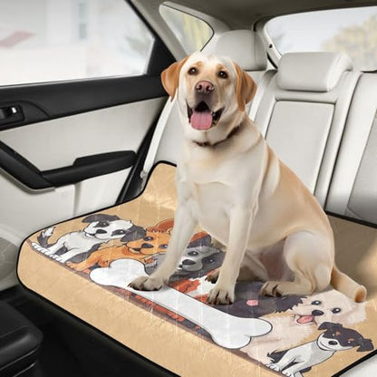 Qilmy Dog Pet Mat, Waterproof Reusable Dog Training Pad Anti-Slip Pet Creat Pad for Small Medium Large Dogs and Cats - size: Smallx3