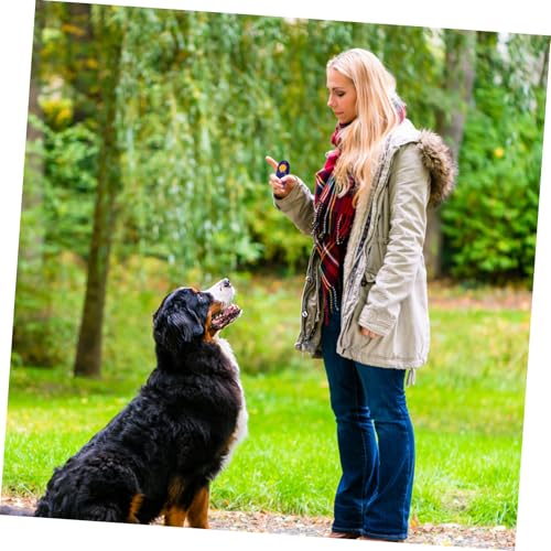 Toyvian PET Training Clicker for Dogs and Cats Sound Training Device with Wrist Strap Dog Behavior Trainer and PET Behavior Management
