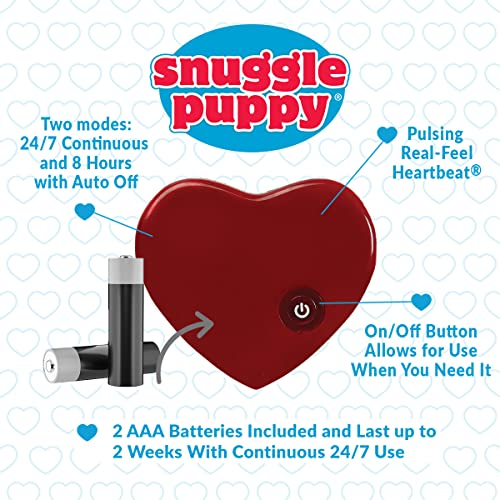 SmartPetLove Original Snuggle Puppy Essentials Starter Kit - Heartbeat Puppy for Dogs - Calming Aid with 3 Heat Packs, Puppy Teething Toy, Dog Chew Toy and Dog Blanket - color: Neutral