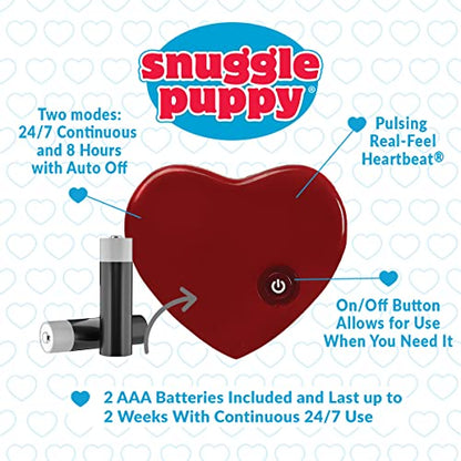 SmartPetLove Original Snuggle Puppy Essentials Starter Kit - Heartbeat Puppy for Dogs - Calming Aid with 3 Heat Packs, Puppy Teething Toy, Dog Chew Toy and Dog Blanket - color: Neutral