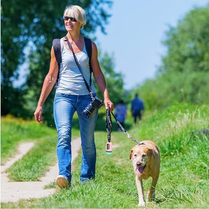 SVD.PET Dog Poop Bag Dispenser, Retractable Dog Waste Bag Holder for Leash, Pet Poop Bag Holder with 15 Bags, Dog Walking Accessory (Pink/Jade) - color: Pink/Jade