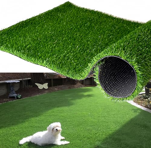 Artificial Grass Dog Mat, Potty Training Rug and 0.7" Fake Grass Turf, Easy to Clean Synthetic Mat Astroturf with Drainage Holes Faux Thick Outdoor Rug 3FT x 5FT/36in x 60in (2160 sqin) - size: 3FTX5FT