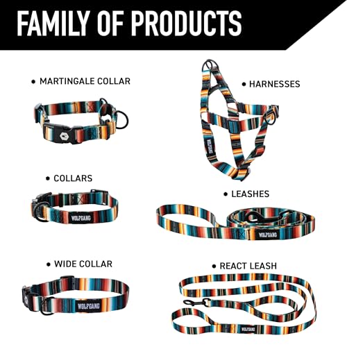Wolfgang Heavy Duty, Adjustable Dog Collar with Quick Release Nylon Buckle for Walking & Training, LostArt Print, Small - color: LostArt Print, size: Small (5/8 Inch x 8-12 Inch)