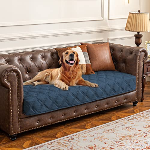 Ameritex Waterproof Dog Bed Cover Pet Blanket with Anti-Slip Back for Furniture Bed Couch Sofa - color: Navyblue, size: 30x60 Inch (Pack of 1)