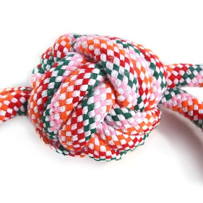 Dog Chew Ripe - Heavy Duty Pet Tug Toy | Aggressive Chewers Rope Toy with Knotted Design for Dogs Small Large Breeds Teeth Cleaning Training Indoor Play Exercise and Interactive Fun