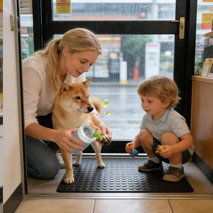 Dog Paw Cleaner Cup – 9cm ABS PBT, Automatic Portable Washer, Reusable Pet Tool | Perfectly Great for Household Mud Removal, Indoor Use - color: Gray