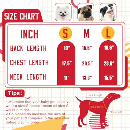 Kansas Small Dog Sweater Football Theme Turtleneck Knit Dog Sweaters for Small Pets Warm Winter Cat Dog Clothes - color: red% yellow, size: Medium