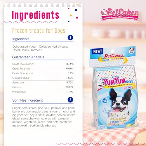 PetCakes Dog Frozen Treat - Hip & Joint Support - Puppies to Senior Homemade Dog Food