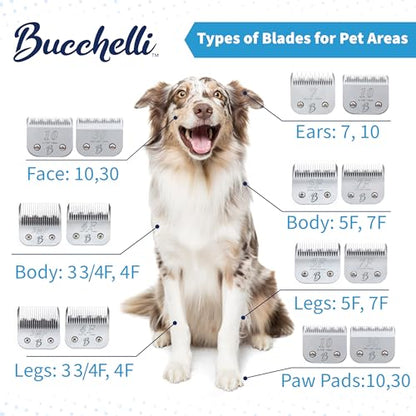 Detachable A Series 5/8 Narrow Cut Blade Dog Grooming Cut Length 1/50" - 0.5mm Ideal for Toe Blade Japanese Carbonized Steel | Compatible A5 Series (5/8NC) - color: 58NC (1/50" - 0.5mm)