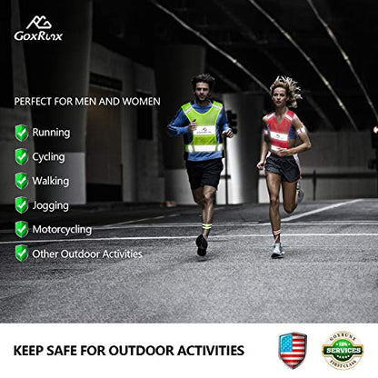 Reflective Vest Running Gear,Lightweight Reflective Safety Vests with Arm Bands - color: Pink, size: Medium
