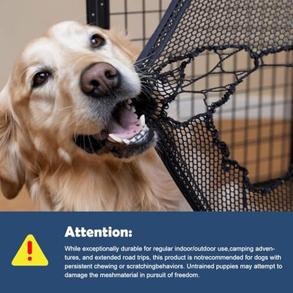 36 Inch Collapsible Travel Dog Crate for Large Dogs, Portable Dog Crate 3-Door Foldable Soft Kennel with Durable Mesh Windows, Warm Blanket and Foldable Bowl - size: 36.0"L x 25.0"W x 25.0"H