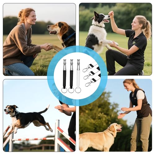 3 Pcs Dog Whistle,Dog Whistle to Stop Barking Neighbors Dog,Ultrasonic Dog Whistles,Professional Recall Dog Training Whistles, with Lanyard