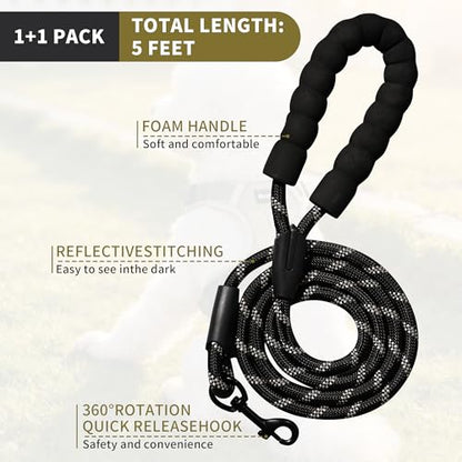 Tactical Dog Harness for Medium Dogs,No Pull Military Dog Vest with Handle,Reflective Heavy Duty Pet Harness for Walking Hiking Training M - size: Medium