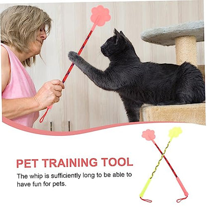 2 Pack Heart Shape Dog Training Tool Soft Rubber Training for Puppy Dog No Pain Dog Training Stick Clickers Paw