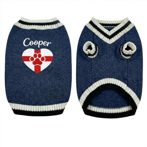 Custom Embroidered Flag Dog Sweater, Personalized Knit Pet Clothes, City with Name Graphic Pullover Apparel, Winter Warm Soft Puppy Cats, Gift for Pet Lovers Gift#5 - color: Gift#5