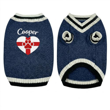 Custom Embroidered Flag Dog Sweater, Personalized Knit Pet Clothes, City with Name Graphic Pullover Apparel, Winter Warm Soft Puppy Cats, Gift for Pet Lovers Gift#5 - color: Gift#5