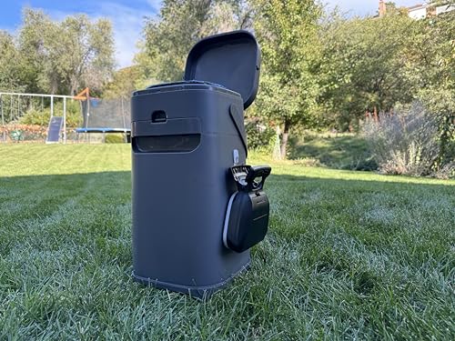 Pet Genie Waste Management Kit - Includes Tall Waste Scoop & Portable Clamshell Scoop with Bag Dispenser for Effortless Pet Waste Cleanup|Double Bagging Options | Efficient Pet Waste Disposal System. - size: Basic