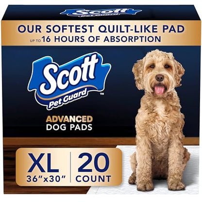 Scott Pet Guard Advanced Dog Pads - XL - 30" x 36" - 20 Pack - size: X-Large 20 Pack