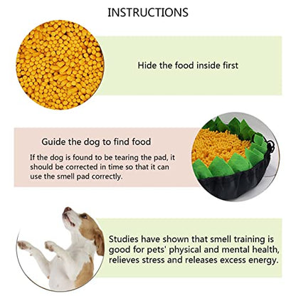 for Dogs Slow Feeder, Interactive Puppy Puzzle Toy with Strong Suction Cups, Machine Washable Pet Training Mat