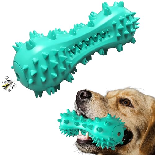 Carllg Puppy Teething Chew Toy, Durable Toothbrush Dog Toy for Puppies | Dog Toys for Aggressive Chewers, Durable Squeaky Dental Chew Toy for Puppies and Small Medium Dogs