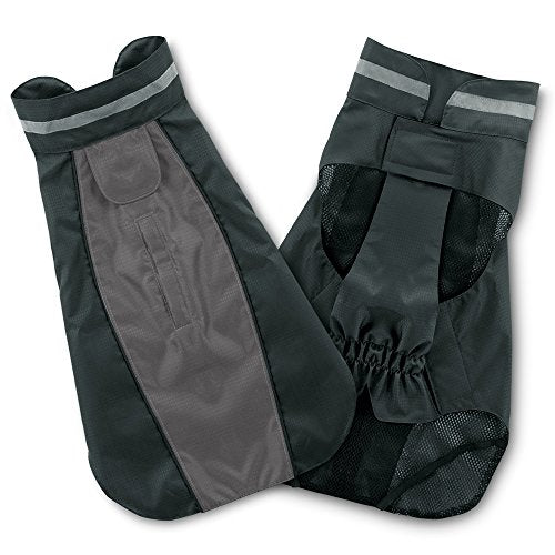 Voyager Dog Windbreaker by Best Pet Supplies - Gray, X-Small - color: Windbreaker (Gray), size: Chest:12.5 in~16 in