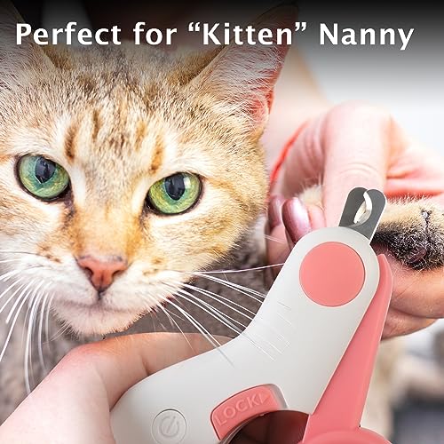 Small Animals Nail Clippers with LED Lights to Avoid Excessive Cutting and Razor Sharp Blades - Professional Claw Trimmer for Tiny Dog Cat Kitten Bunny Rabbit Bird Guinea Pigs Ferret Hamsters (Pink) - color: Pink